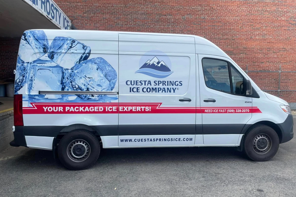 Emergency Ice Delivery - Hot shot Van