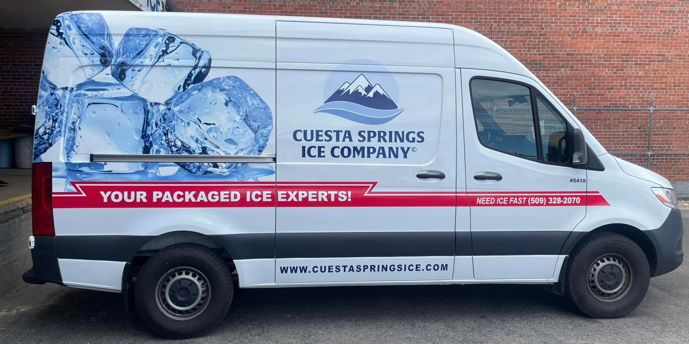 Dry Ice Delivery Van